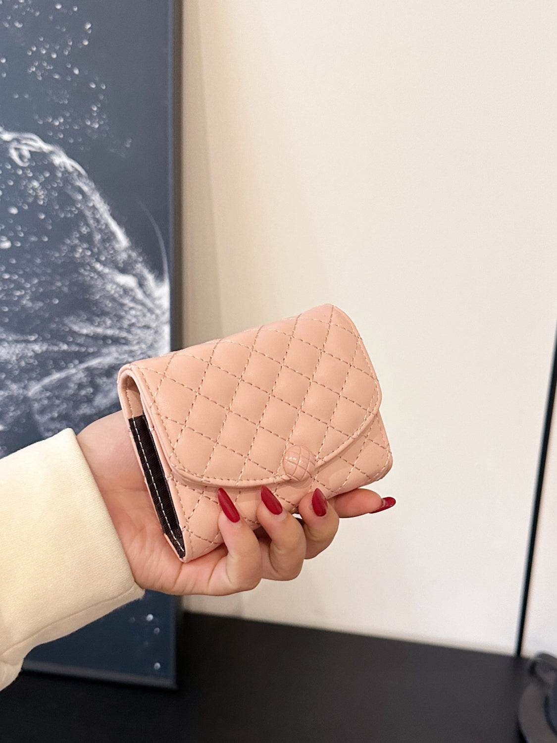 PU Leather Solid Color Wallet - Hovatok