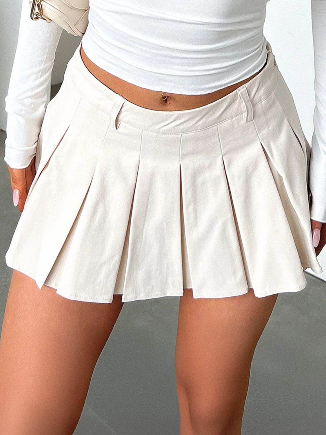 Devine Pleated Mini Skirt - Hovatok