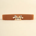 Alloy Buckle Elastic Belt - Hovatok
