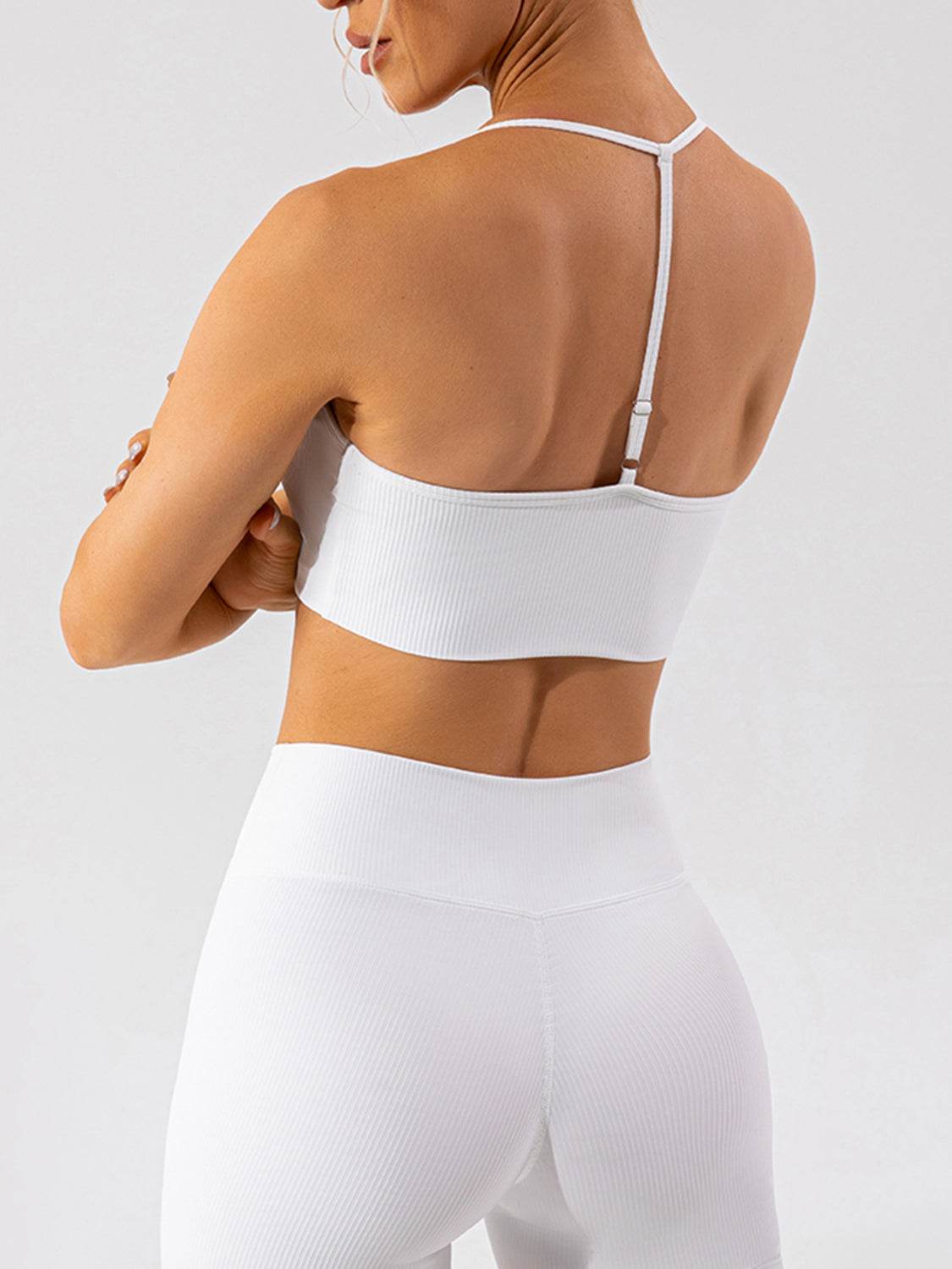 Spaghetti Strap Active Bra - Hovatok