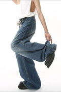 Wide Leg Jeans with Pockets - Hovatok