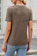 Round Neck Short Sleeve T-Shirt - Hovatok