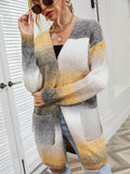 Angel Wings Full Size Pocketed Open Front Gradient Cardigan - Hovatok