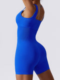 Basic Bae Ribbed Sleeveless Active Romper - Hovatok