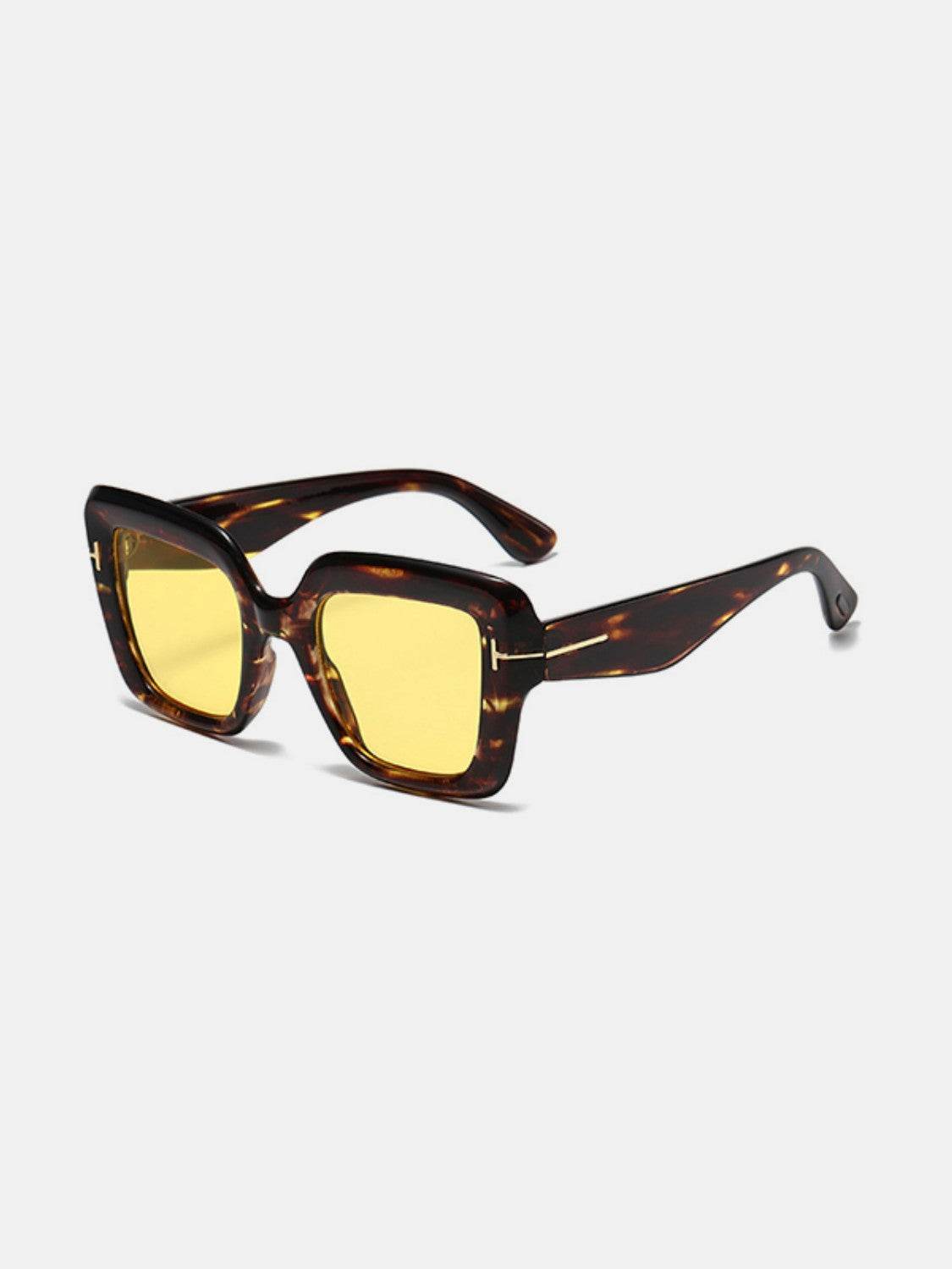 Polycarbonate Frame Square Sunglasses - Hovatok