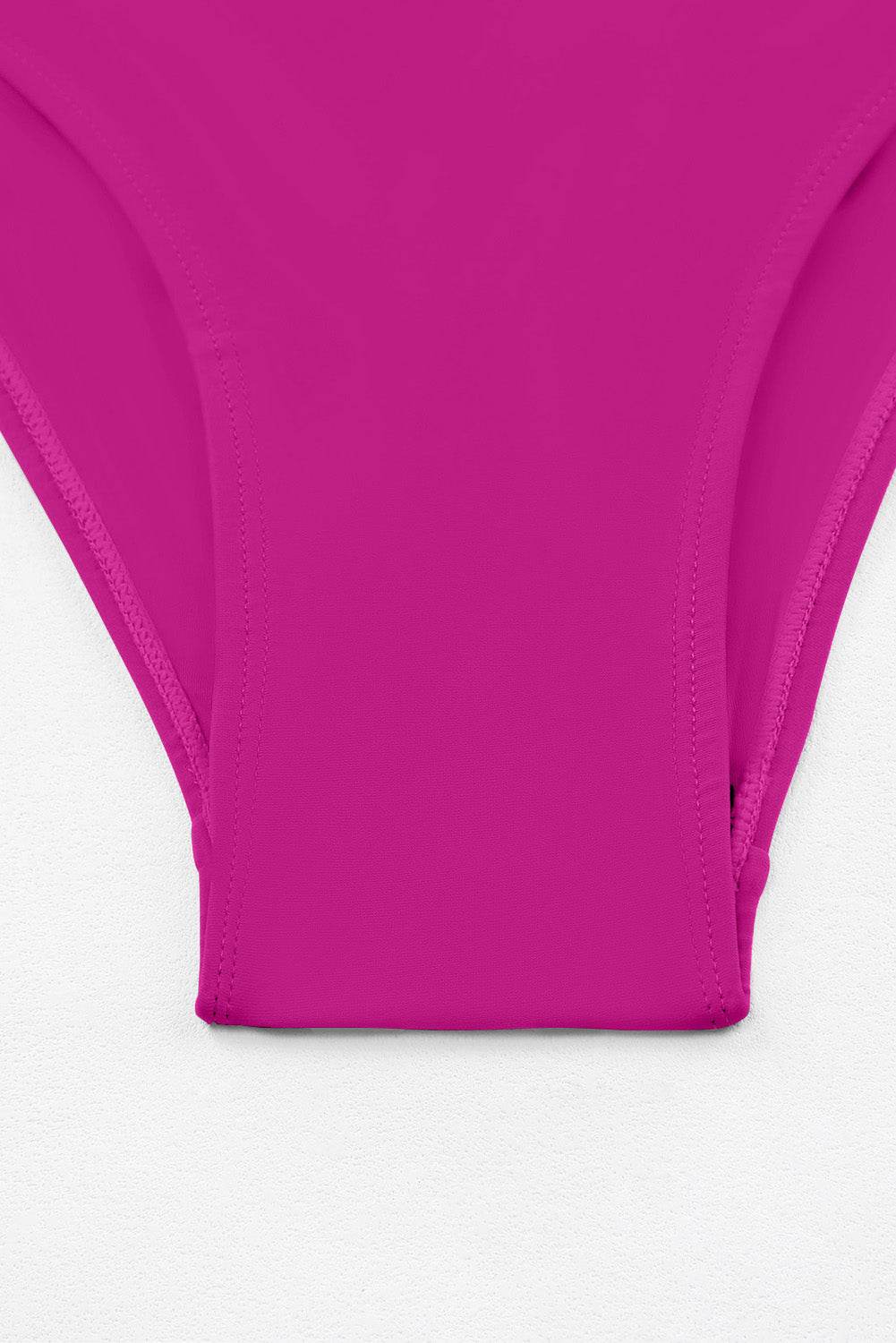 Ruched Slit Tankini Set - Hovatok