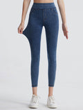 Wide Waistband Sports Leggings - Hovatok