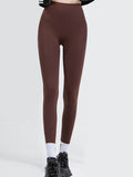 Wide Waistband Sports Leggings - Hovatok
