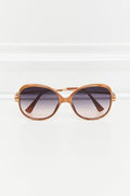 Metal-Plastic Hybrid Full Rim Sunglasses - Hovatok
