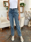 Judy Blue Full Size High Waist Straight Jeans - Hovatok