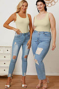 Basic Bae Full Size Square Neck Sleeveless Bodysuit - Hovatok
