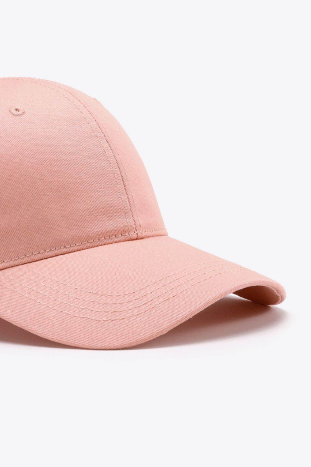 Plain Adjustable Cotton Baseball Cap - Hovatok