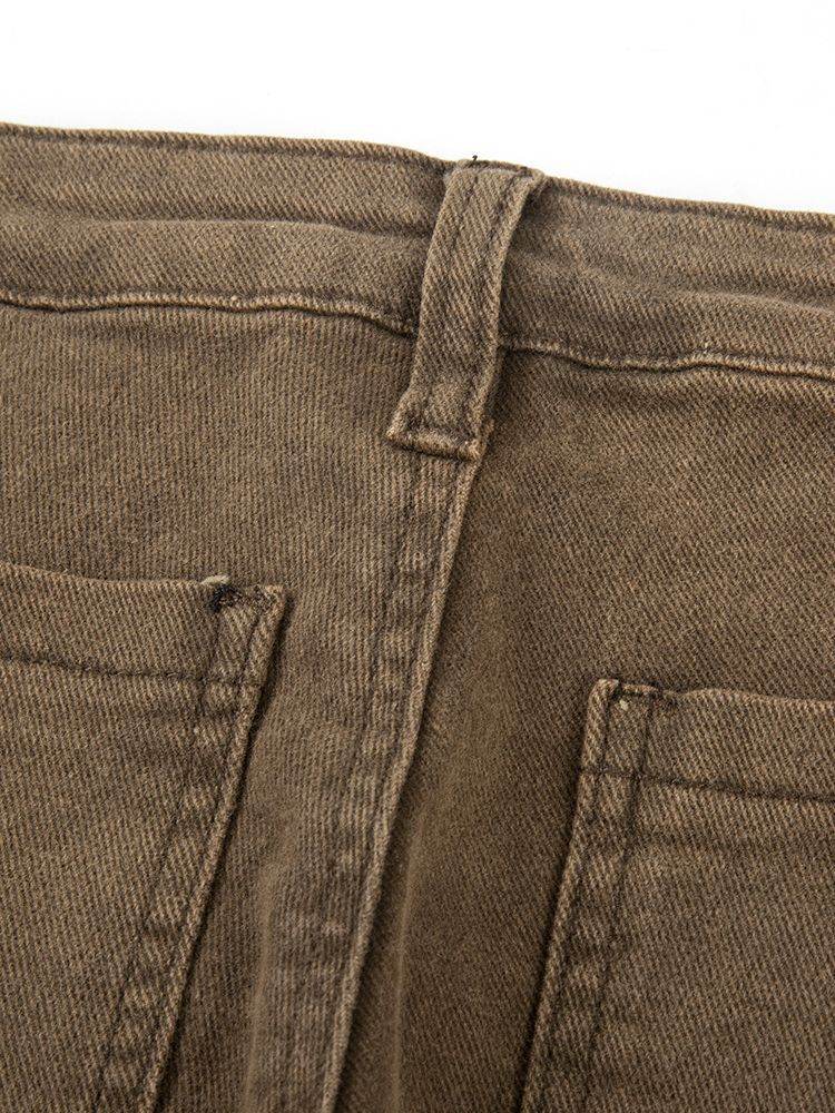 Men's Color Block Jeans with Pockets - Hovatok