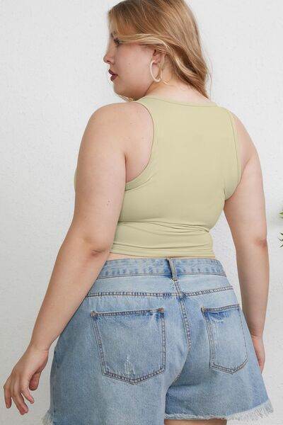 Basic Bae Full Size Round Neck Slim Tank - Hovatok
