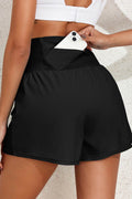 Pocketed High Waist Swim Shorts - Hovatok