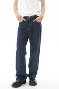 Men's Mid Rise Straight Leg Jeans - Hovatok