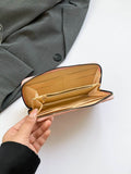 PU Leather Solid Color Wallet - Hovatok