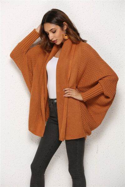 Angel Wings Open Front Batwing Sleeve Cardigan - Hovatok
