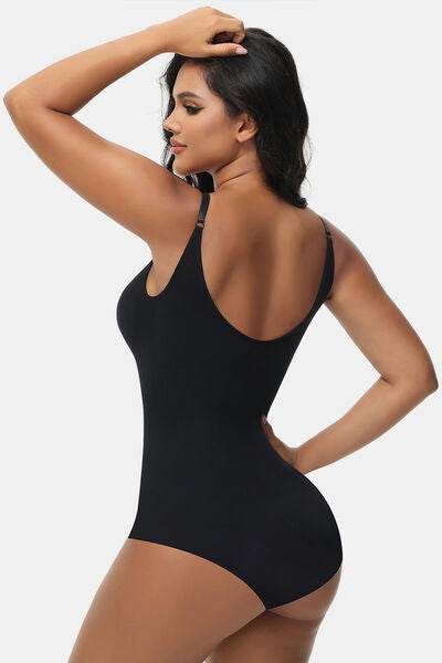 Spaghetti Strap Tummy Control Bodysuit - Hovatok