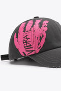 VIBRA Graphic Distressed Adjustable Baseball Cap - Hovatok
