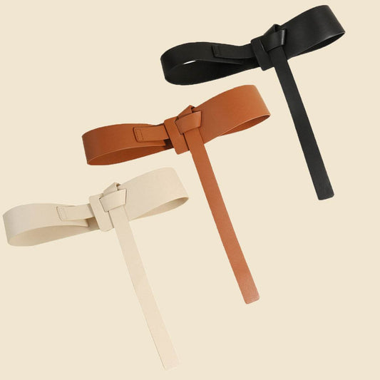 Knot Detail PU Belt - Hovatok