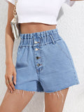 Denim Shorts with Pockets - Hovatok