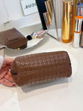 PU Leather Woven Clutch - Hovatok