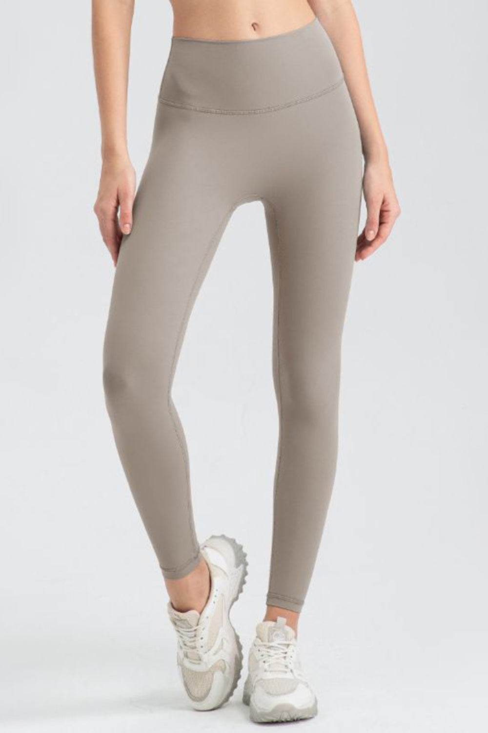 Wide Waistband Sport Leggings - Hovatok