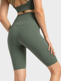 Millennia High Rise Wide Waistband Active Shorts - Hovatok