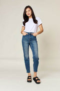 Judy Blue Full Size Tummy Control High Waist Slim Jeans - Hovatok