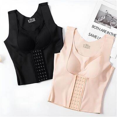Basic Bae Scoop Neck Shapewear Tank with Removable Paddings - Hovatok