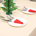 20-Piece Christmas Hat Cutlery Holders - Hovatok