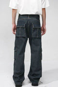 Men's Multi Pocketed Cargo Jeans - Hovatok