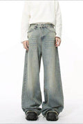 Wide Leg Jeans with Pockets - Hovatok