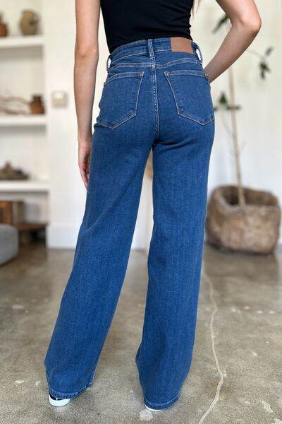 Judy Blue Full Size High Rise Straight Jeans - Hovatok