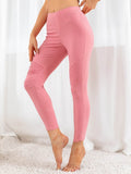 Ribbed Detail Leggings - Hovatok