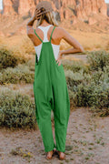 Double Take Full Size V-Neck Sleeveless Jumpsuit with Pockets - Hovatok