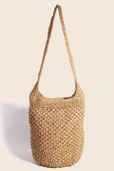 Fame Intricate Braided Hobo Shoulder Bag - Hovatok