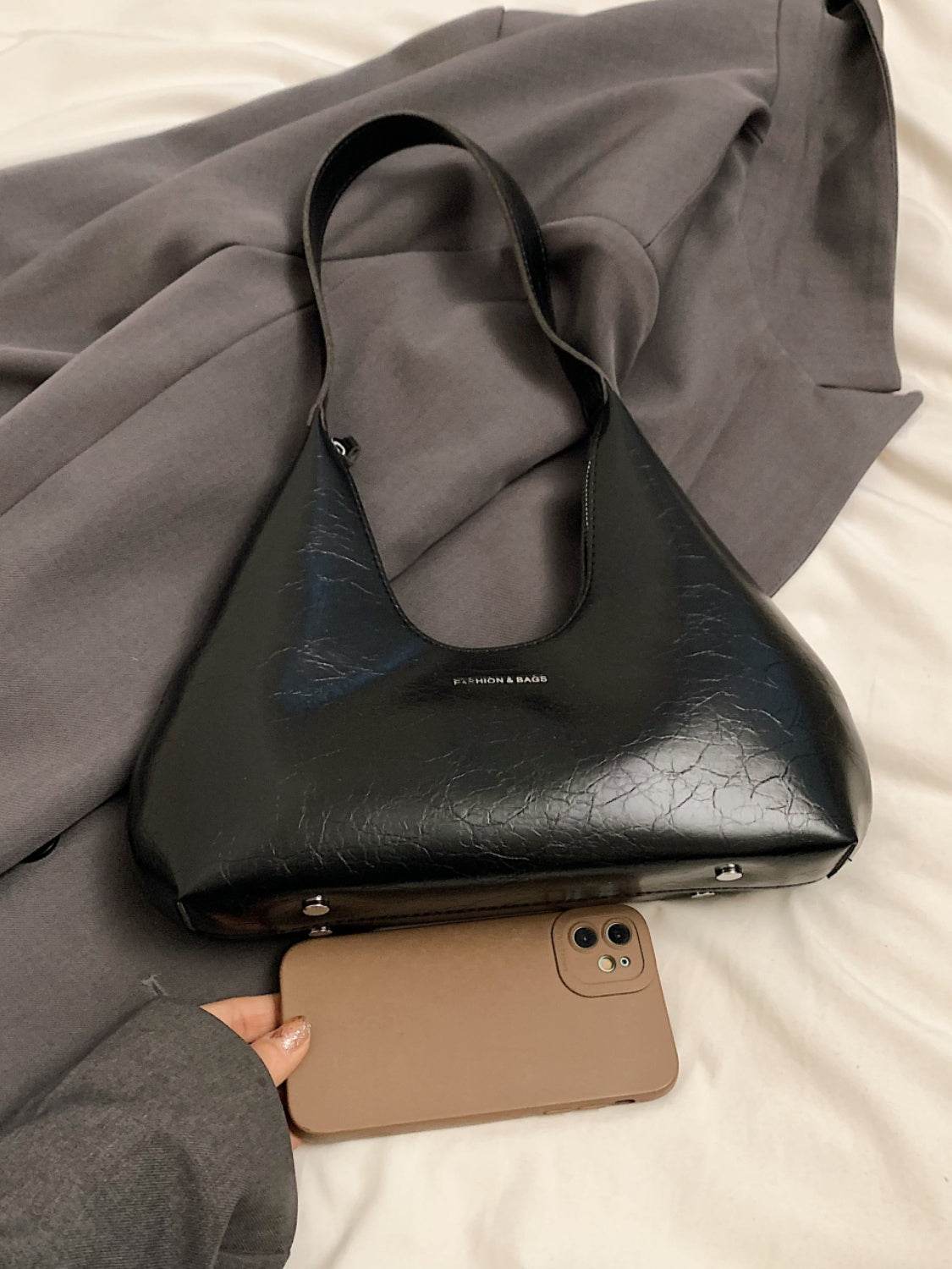 PU Leather Shoulder Bag - Hovatok