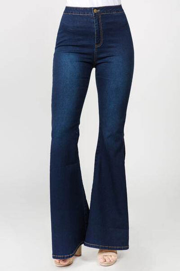 American Bazi Side Slit Flare Jeans - Hovatok