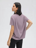 Millennia Round Neck Short Sleeve Active T-Shirt - Hovatok