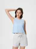 Millennia Round Neck Cropped Active Tank - Hovatok