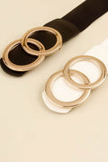 Zinc Alloy Buckle Elastic PU Belt - Hovatok