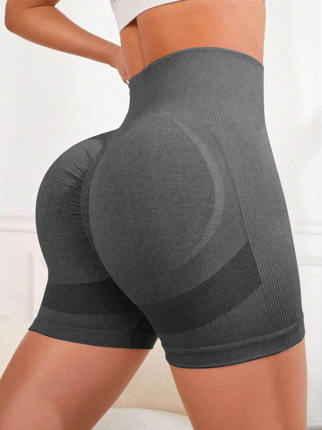 High Waist Active Shorts - Hovatok