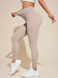 Solid High Rise Active Leggings - Hovatok