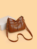 PU Leather Adjustable Strap Shoulder Bag - Hovatok