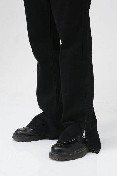 Mid Rise Jeans with Pockets - Hovatok