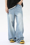 Wide Leg Jeans with Pockets - Hovatok