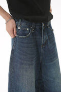 Wide Leg Cropped Jeans - Hovatok