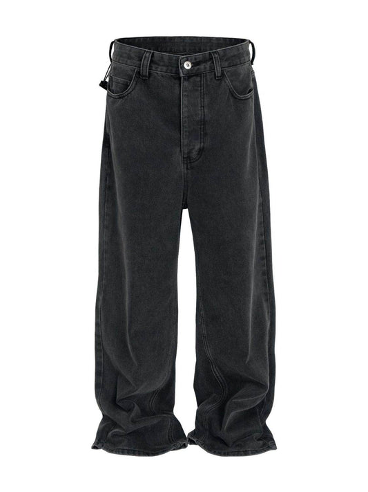 Men' s Wide Leg Jeans - Hovatok